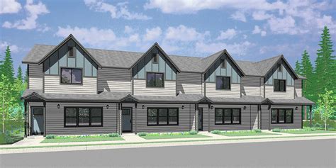 4 plex house plans|4 plex plans no garage.